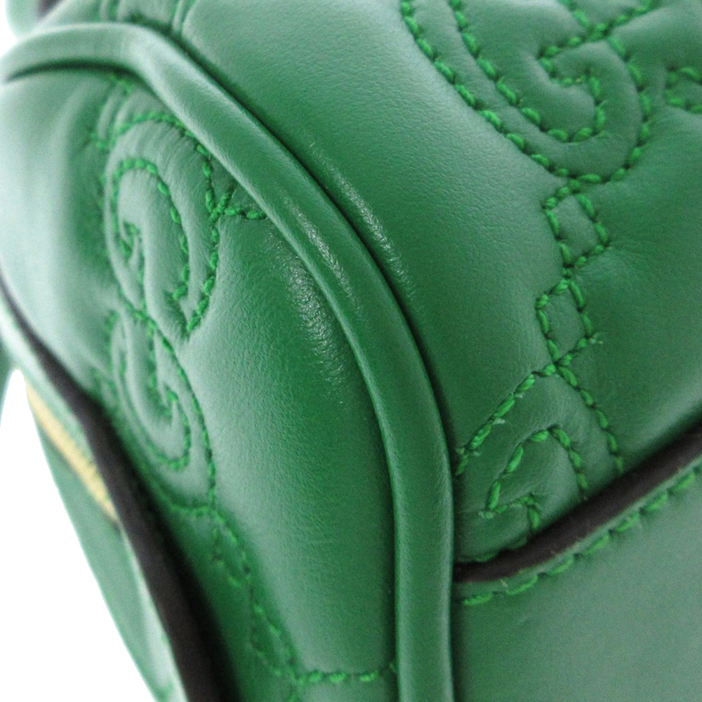 GUCCI Mini GG Matelasse Marmont Satchel - Picture 7 of 12
